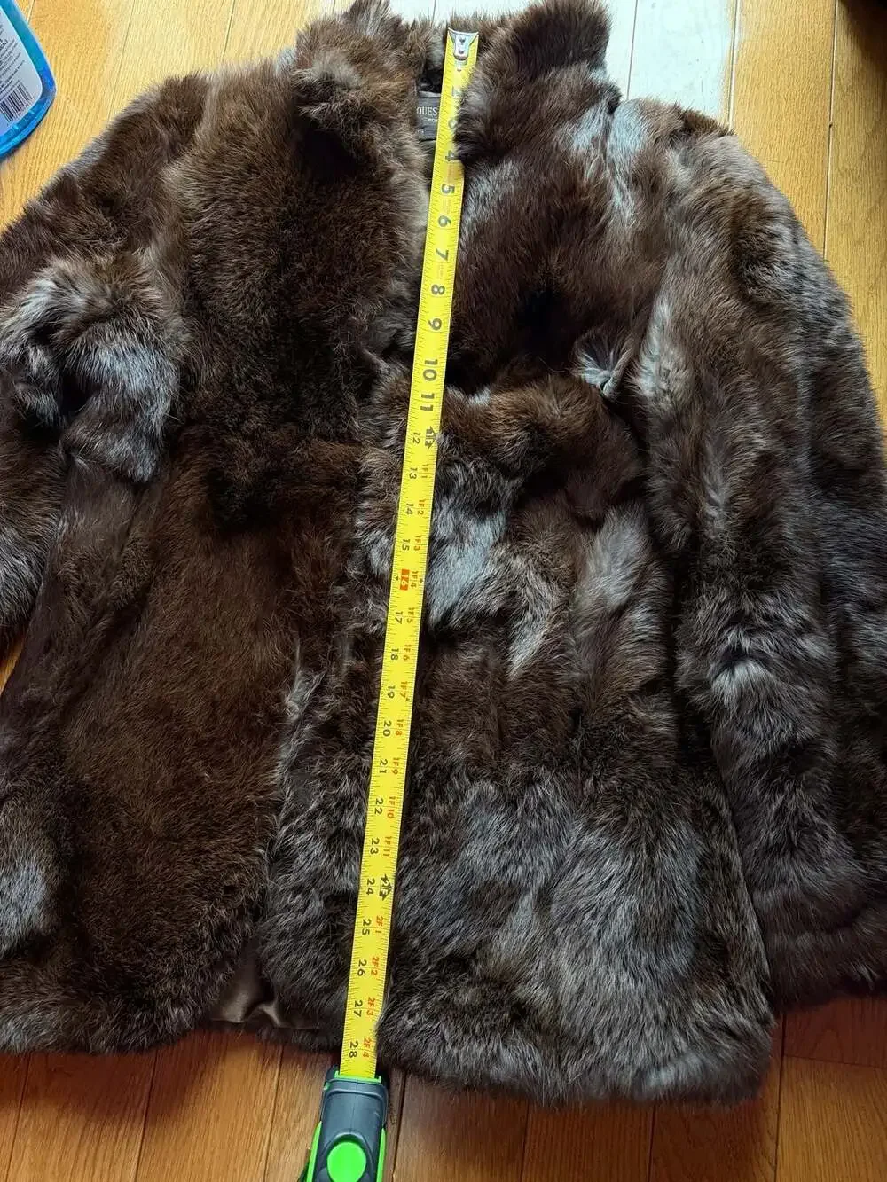 Vintage Jacques Saint Laurent for City Furs Brown Real Fur Jacket - Picture 6 of 7